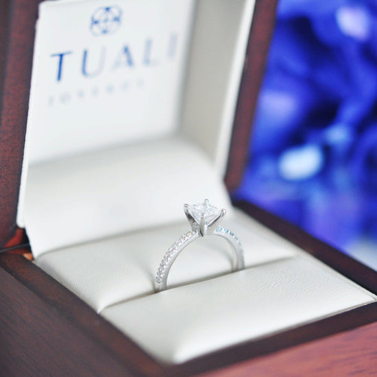 Princess Engagement Ring - Elisa & Eliud