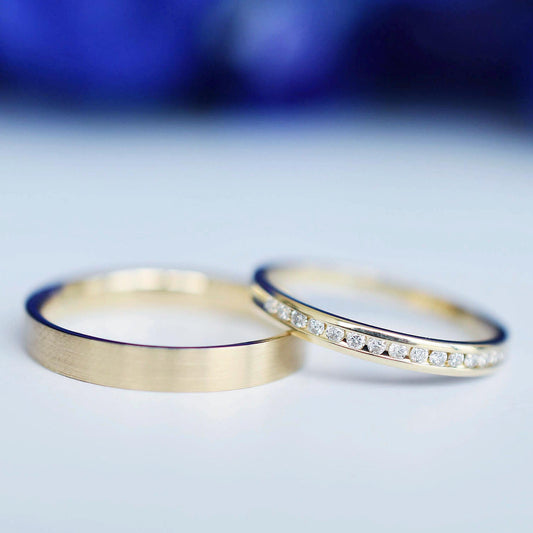 Petite Yellow Gold Bands