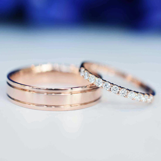 Mara & Raúl - Rose Gold Rings