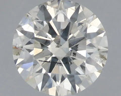 0.60ct Round Natural Diamond (Colour J, Clarity SI2, Cut EX, IGI Certified)