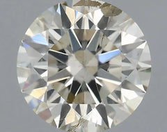 0.60ct Round Natural Diamond (Colour J, Clarity SI2, Cut EX, IGI Certified)