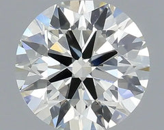 0.61ct Round Natural Diamond (Colour J, Clarity VS1, Cut EX, IGI Certified)