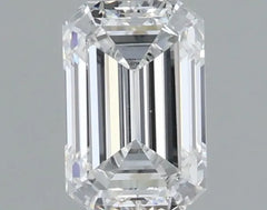 0.63ct Emerald Lab Grown Diamond (Colour E, Clarity VVS2, IGI Certified)