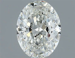 0.70ct Oval Natural Diamond (Colour G, Clarity SI2, Cut VG, IGI Certified)
