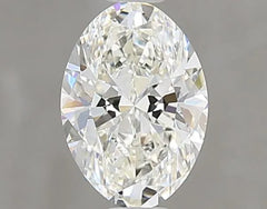 0.70ct Oval Natural Diamond (Colour J, Clarity SI1, GIA Certified)
