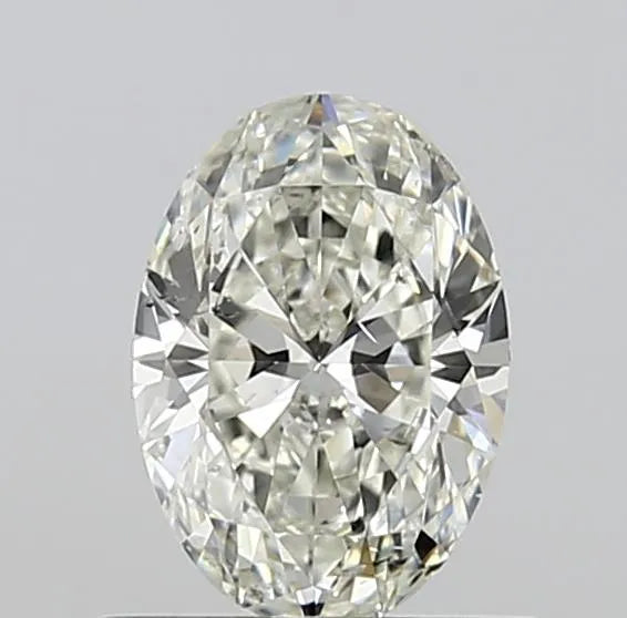 0.71ct Oval Natural Diamond (Colour J, Clarity SI2, GIA Certified)
