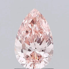 0.85ct Pear Lab Grown Diamond (Colour Fancy Intense Pink, Clarity VVS2, IGI Certified)