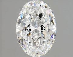 0.90ct Oval Natural Diamond (Colour E, Clarity VVS1, GIA Certified)
