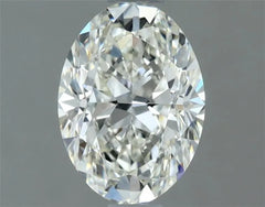 0.90ct Oval Natural Diamond (Colour H, Clarity VVS2, Cut VG, IGI Certified)