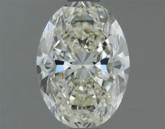 0.91ct Oval Natural Diamond (Colour I, Clarity IF, Cut VG, IGI Certified)