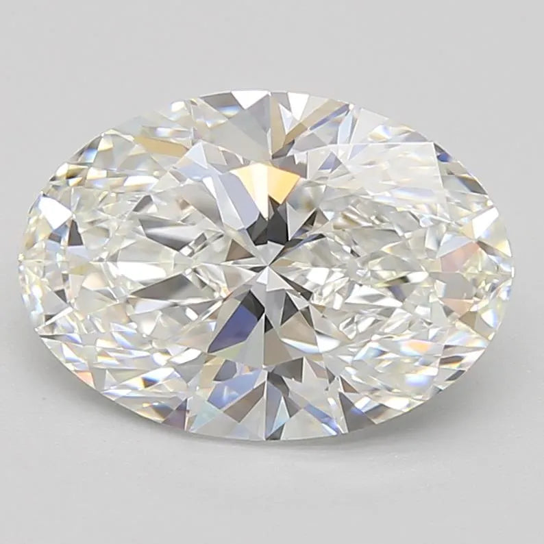 2.66ct Oval Lab Grown Diamond (Colour D, Clarity FL, GIA)