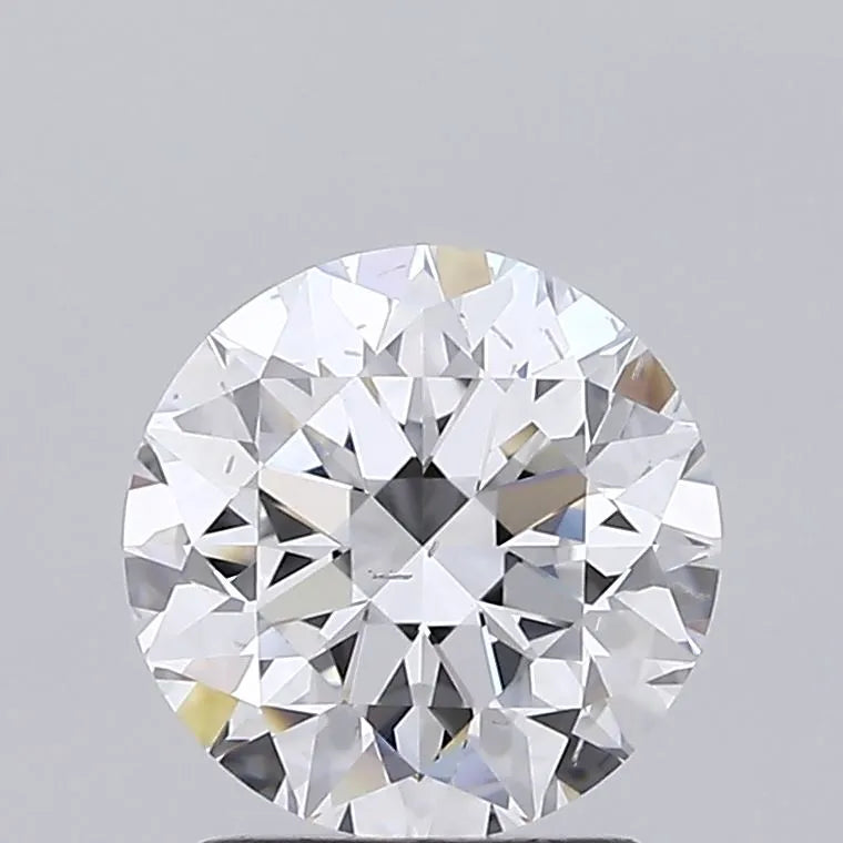 2.00ct Round Lab Grown Diamond (Colour D, Clarity SI1, Cut EX, IGI)