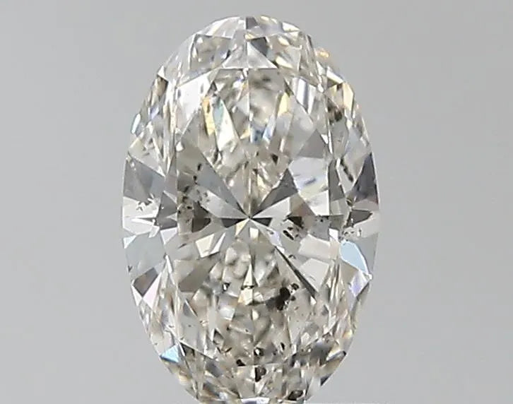 0.73ct Oval Natural Diamond (Colour J, Clarity SI2, GIA Certified)