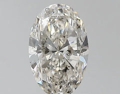 0.73ct Oval Natural Diamond (Colour J, Clarity SI2, GIA Certified)