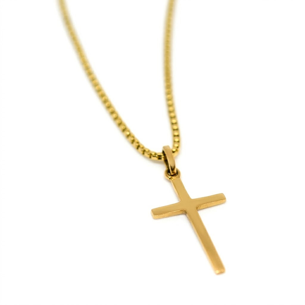 Croix Pendant and Chain (Dije de Cruz con Cadena 2mm)