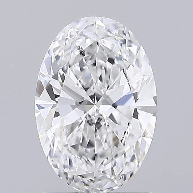 1.00ct Oval Lab Grown Diamond (Colour D, Clarity SI1, IGI Certified)