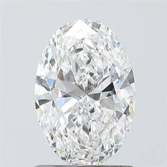 1.00ct Oval Lab Grown Diamond (Colour D, Clarity VVS2, IGI Certified)