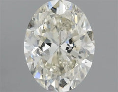 1.00ct Oval Natural Diamond (Colour J, Clarity SI2, Cut VG, IGI Certified)