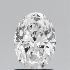 1.01ct Oval Natural Diamond (Colour D, Clarity VVS2, GIA Certified)