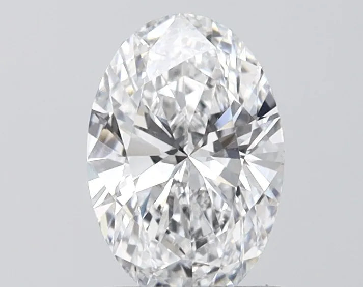 1.02ct Oval Lab Grown Diamond (Colour D, Clarity VVS2, IGI Certified)