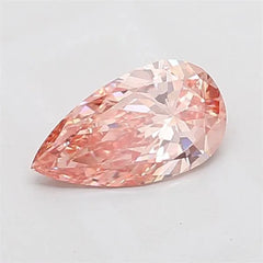 1.12ct Pear Lab Grown Diamond (Colour Fancy Intense Pink, Clarity VVS2, IGI Certified)