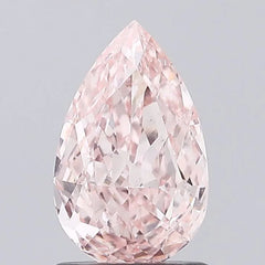 1.13ct Pear Lab Grown Diamond (Colour Fancy Intense Pink, Clarity VS1, IGI Certified)