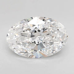 1.44ct Oval Lab Grown Diamond (Colour D, Clarity IF, Cut EX, IGI Certified)