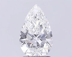 1.51ct Pear Lab Grown Diamond (Colour E, Clarity VVS2, IGI Certified)