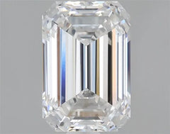 1.60ct Emerald Lab Grown Diamond (Colour D, Clarity VVS2, IGI Certified)