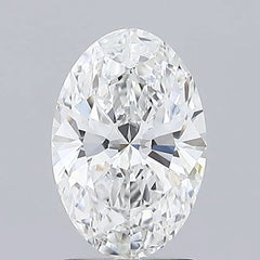 1.76ct Oval Lab Grown Diamond (Colour E, Clarity VVS2, IGI Certified)