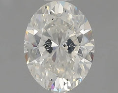 0.70 ct Oval GIA certified Loose diamond, H color | SI2 clarity