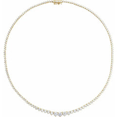 Evert Riviera Tennis Necklace 9.5CTW (LabGrown)