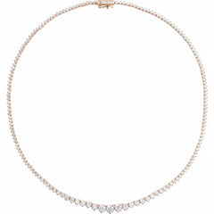 Evert Riviera Tennis Necklace 9.5CTW (LabGrown)