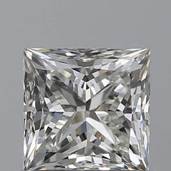 0.60 ct Princess GIA certified Loose diamond, J color | VVS1 clarity