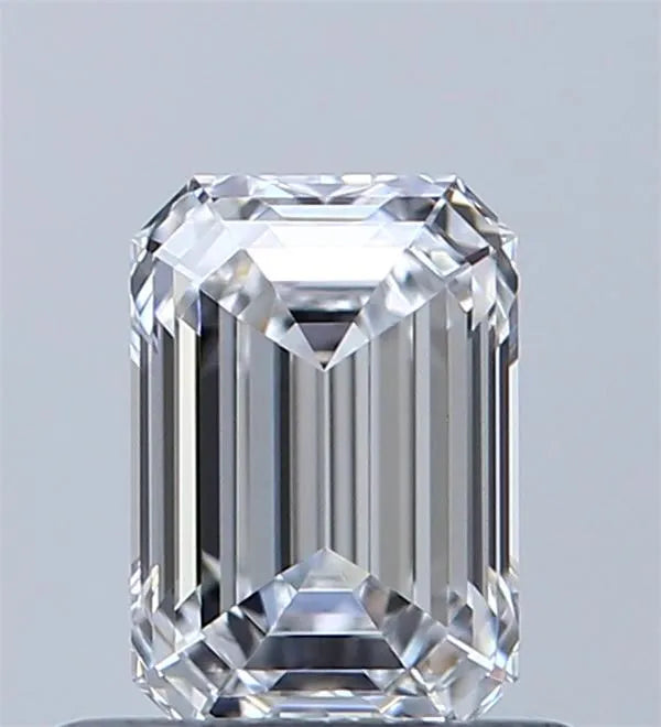 0.61ct Emerald Natural Diamond (Colour D, Clarity VVS1, GIA Certified)