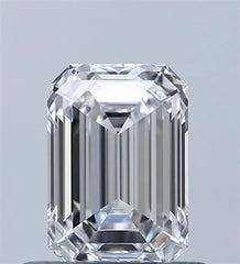 0.61ct Emerald Natural Diamond (Colour D, Clarity VVS1, GIA Certified)