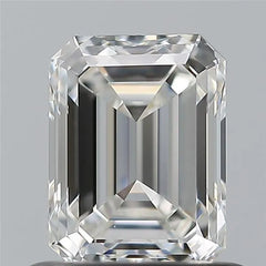 0.73ct Emerald Natural Diamond (Colour G, Clarity VVS2, GIA Certified)
