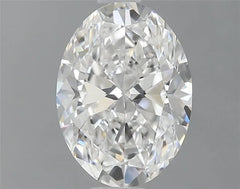 1.00ct Oval Natural Diamond (Colour F, Clarity VVS2, Cut EX, GIA Certified)