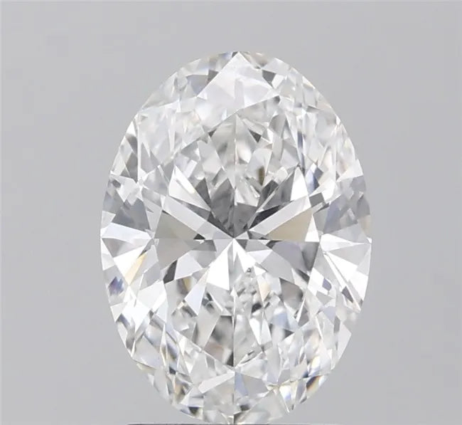 2.00ct Oval Lab Grown Diamond (Colour E, Clarity VVS2, IGI Certified)