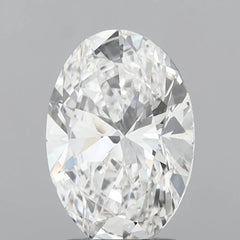 2.00ct Oval Lab Grown Diamond (Colour E, Clarity VVS2, IGI Certified)