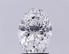 2.00ct Oval Lab Grown Diamond (Colour F, Clarity VS1, IGI Certified)
