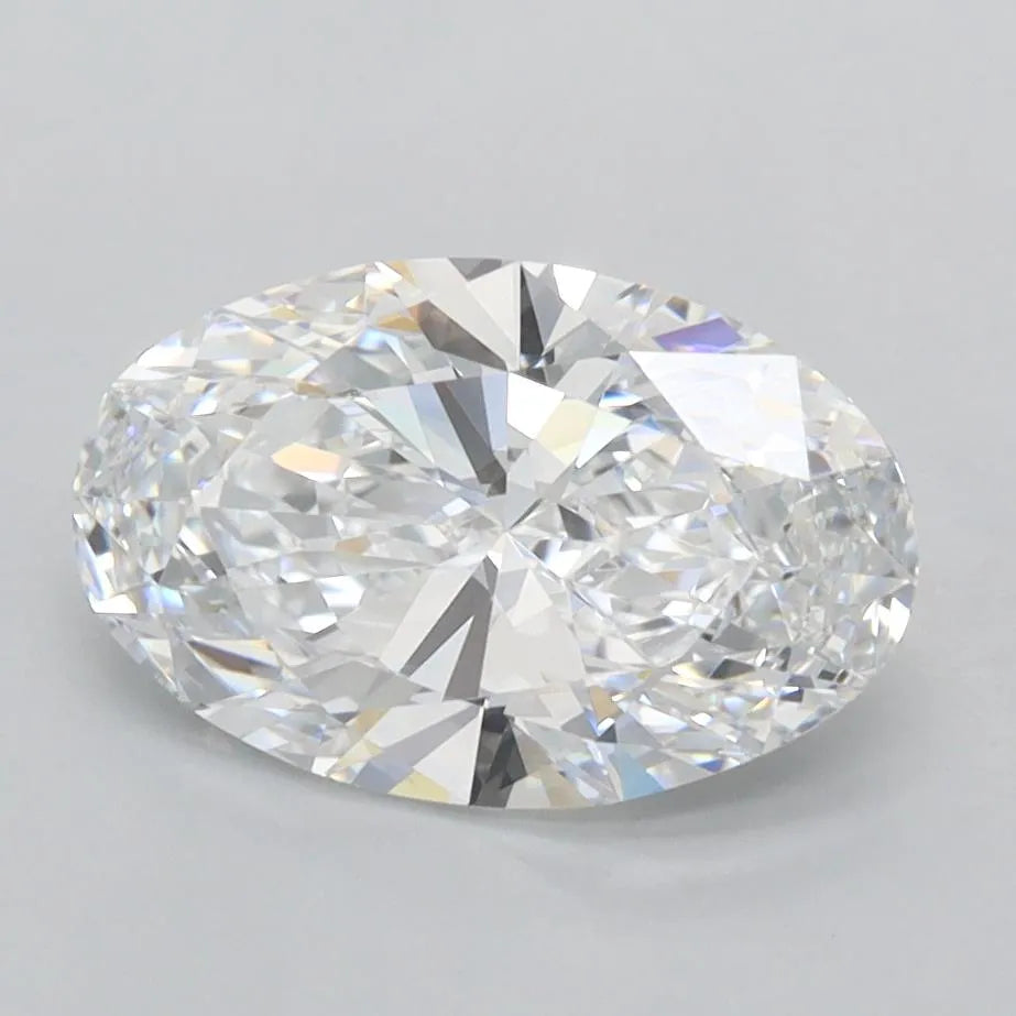 2.04ct Oval Lab Grown Diamond (Colour E, Clarity VVS2, IGI Certified)