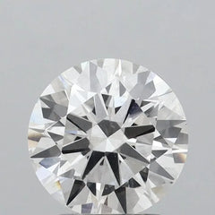 2.06ct Round Lab Grown Diamond (Colour F, Clarity SI1, Cut EX, IGI Certified)