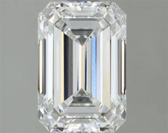 2.10ct Emerald Lab Grown Diamond (Colour D, Clarity VVS2, IGI Certified)
