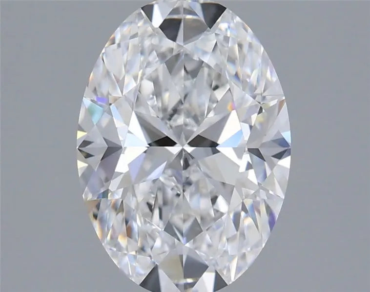 2.14ct Oval Lab Grown Diamond (Colour D, Clarity VVS2, IGI Certified)