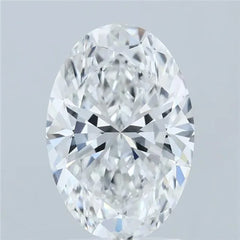 2.50ct Oval Lab Grown Diamond (Colour E, Clarity VVS1, IGI Certified)