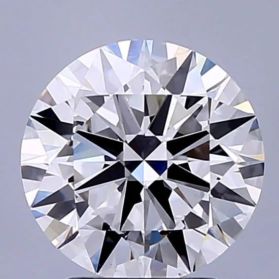 2.50ct Round Lab Grown Diamond (Colour D, Clarity VVS2, Cut EX, IGI Certified)