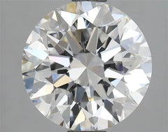 2.58ct Round Lab Grown Diamond (Colour D, Clarity VVS2, Cut EX, IGI Certified)