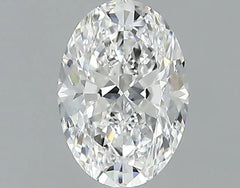 1.00ct Oval Natural Diamond (Colour E, Clarity IF, Cut GD, GIA Certified)