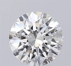 3.00ct Round Lab Grown Diamond (Colour D, Clarity VVS2, Cut EX, IGI Certified)